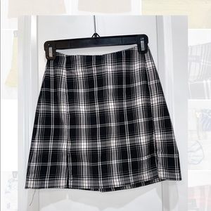Brandy Melville Plaid Mini Skirt
